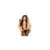Bodystocking ouvert à l'entrejambe Noir Forbidden fruit 
